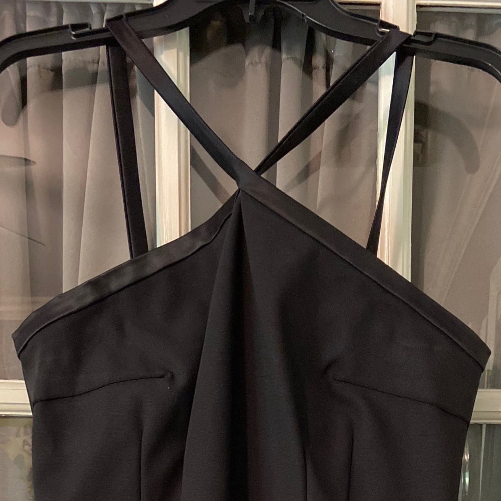 black cocktail dress